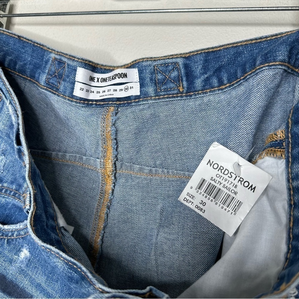 ONE X ONETEASPOON Salty Sailor Denim Shorts - Picture 3 of 6